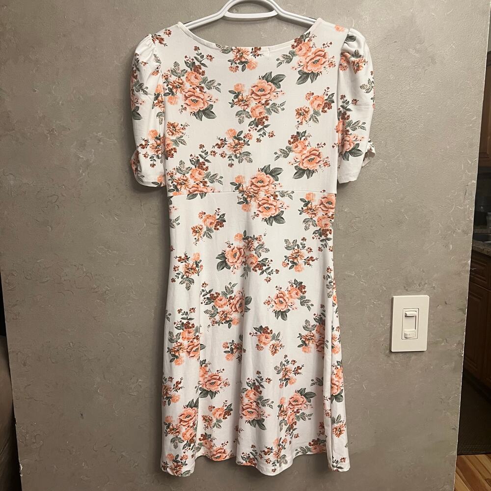 NWT No Comment LA Floral Cocktail Dress Medium Spring Feminine - Picture 9 of 15